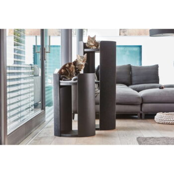 Škrabadlo pre mačky Torre Ash Black M – MiaCara - Image 2