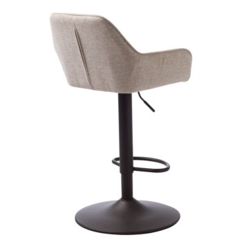 Béžová barová stolička s nastaviteľnou výškou Nolan – Unique Furniture – Obrázok 3
