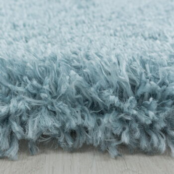 Modrý okrúhly koberec ø 120 cm Fluffy – Ayyildiz Carpets - Image 4