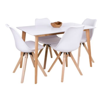 Jedálenský stôl s bielou doskou Bonami Essentials Vojens, 120 x 70 cm - Image 4