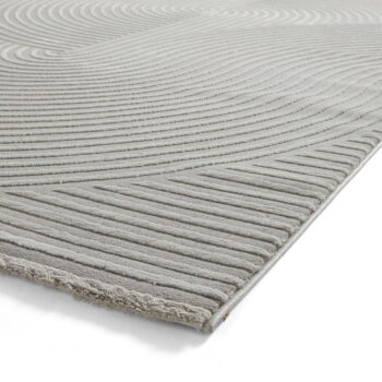 Svetlosivý umývateľný koberec z recyklovaných vlákien 160x230 cm Flores – Think Rugs - Image 9