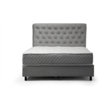 Svetlosivá boxspring posteľ s úložným priestorom 140x200 cm Sonata – Kalune Design - Image 3