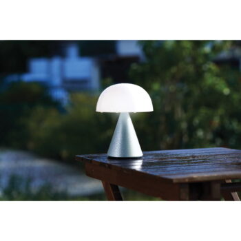 Bielo-svetlomodrá LED stolná lampa (výška 17 cm) Mina L – Lexon – Obrázok 3