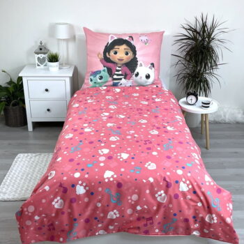 Bavlnené detské obliečky na jednolôžko 140x200 cm Gabby's Dollhouse - Jerry Fabrics – Obrázok 3