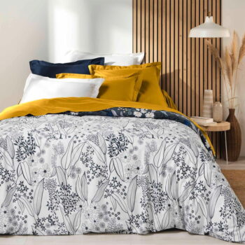 Žltá napínacia plachta z Bio bavlny 90x190 cm Biolina – douceur d'intérieur - Image 6