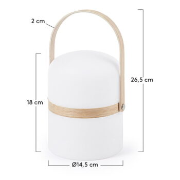 Vonkajšia lampa Kave Home Janvir, výška 26,5 cm - Image 4