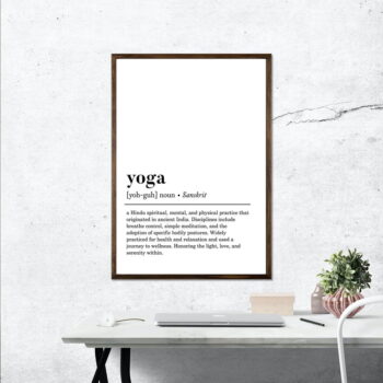 Plagát 50x70 cm Yoga – Wallity – Obrázok 4