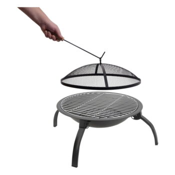 Ohnisko s grilovacou mriežkou a poklopom Cattara Vezuv, ø 48 cm - Image 5