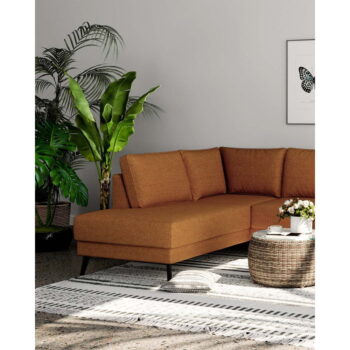 Oranžová rohová pohovka (ľavý roh) Fynn – Ghado – Obrázok 6