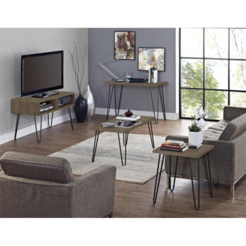 TV stolík v dekore orecha v prírodnej farbe 107x63 cm Owen – Støraa - Image 4