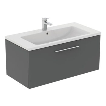 Sivá závesná skrinka pod umývadlo 100x44 cm i.Life B – Ideal Standard - Image 5