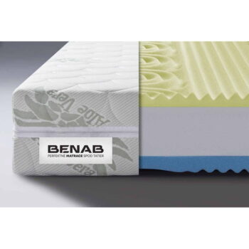 Tvrdý/stredne tvrdý penový obojstranný/termoregulačný matrac 120x200 cm BonLife VISCO - BENAB – Obrázok 3