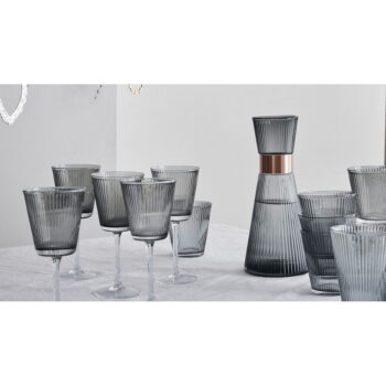 Sivá sklenená karafa 1 l Grand Cru Nouveau – Rosendahl - Image 10
