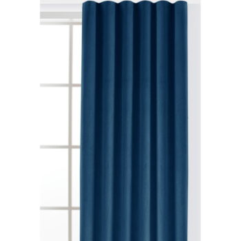 Modrý zamatový dimout záves 400x270 cm Velto – Filumi - Image 4