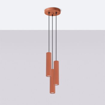 Závesné svietidlo v tehlovej farbe ø 19,5 cm Gleam – Nice Lamps - Image 5