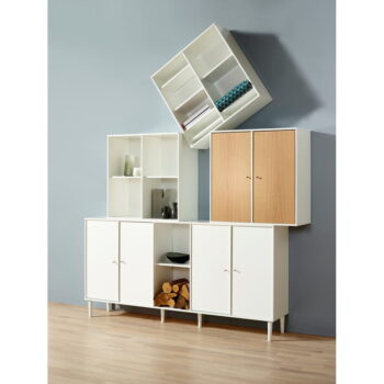 Biely modulárny policový systém 68,5x69 cm Mistral Kubus - Hammel Furniture - Image 8