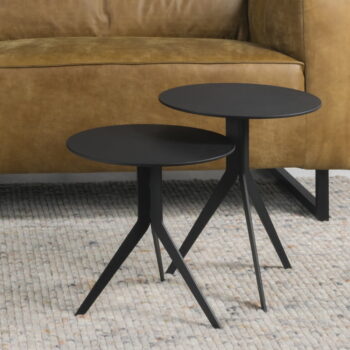 Kovový okrúhly odkladací stolík ø 38 cm Daley – Spinder Design - Image 3
