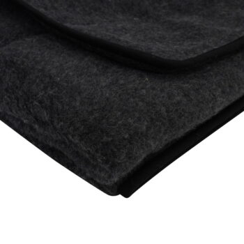 Čierna deka z merino vlny Native Natural, 130 x 170 cm – Obrázok 2