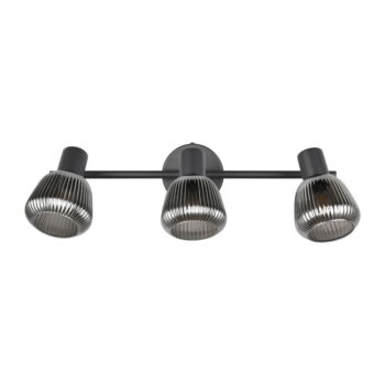 Čierne bodové svietidlo ø 10 cm Tarifa – Trio - Image 3