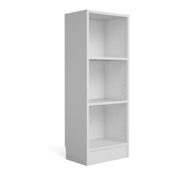 Biela knižnica Tvilum Basic, 41 x 107 cm - Image 2