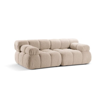 Béžová modulárna pohovka z textílie bouclé 188 cm Bellis – Micadoni Home - Image 3