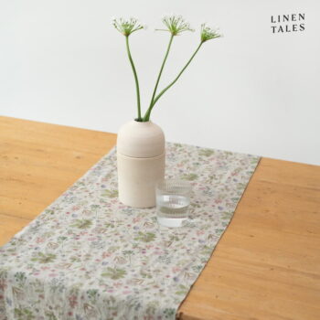Ľanový behúň na stôl 40x200 cm Botany 2 Lightweight – Linen Tales - Image 2