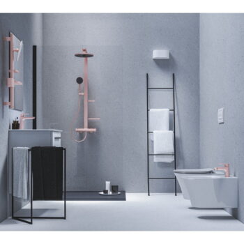 Svetloružová umývadlová batéria Cerafine O – Ideal Standard - Image 4