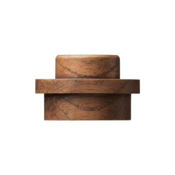 Súprava 3 nástenných háčikov z tmavo moreného dubového dreva LEGO® Wood - Image 5