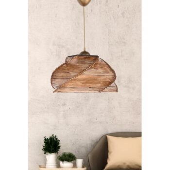 Béžové závesné svietidlo ø 36 cm Pentagone – Opviq lights
