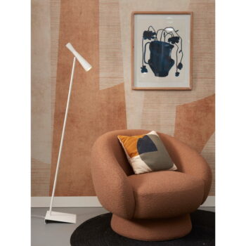 Biela stojacia lampa s kovovým tienidlom (výška  145,5 cm) Bordeaux – it's about RoMi – Obrázok 2
