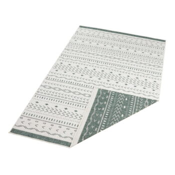 Zeleno-krémový vonkajší koberec NORTHRUGS Kuba, 80 x 150 cm – Obrázok 3