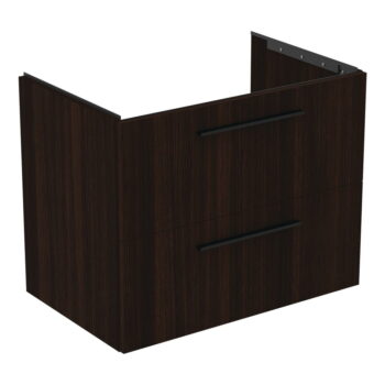 Tmavohnedá závesná skrinka pod umývadlo v dekore duba 80x63 cm i.Life B – Ideal Standard - Image 8