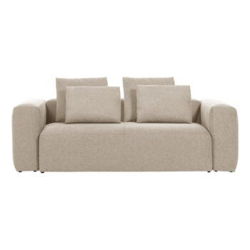 Béžová pohovka Kave Home Blok, 240 cm – Obrázok 5