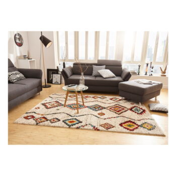 Krémovobiely koberec Mint Rugs Geometric, 200 x 290 cm – Obrázok 5