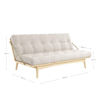 Variabilná pohovka Karup Folk Clear/Olive Green – Obrázok 8