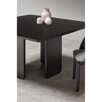 Čierny jedálenský stôl Teulat Arq, 137 x 137 cm - Image 4