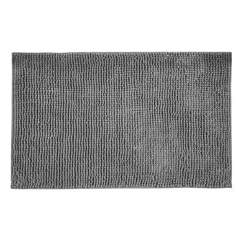 Tmavosivá textilná kúpeľňová predložka 50x80 cm Chenille - Allstar - Image 2