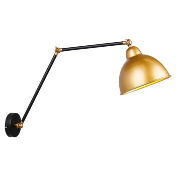 Kovové nástenné svietidlo v čierno-zlatej farbe Truck - Candellux Lighting - Image 3