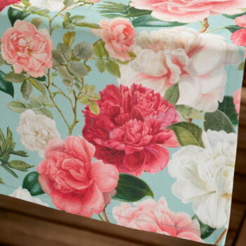 Bavlnený behúň na stôl 33x220 cm Rose Garden – RHS - Image 3