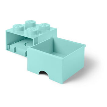Svetlomodrý úložný box štvorec LEGO® - Image 3