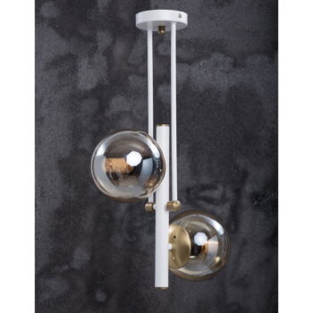 Závesné svietidlo so skleneným tienidlom ø 15 cm Libra – Squid Lighting - Image 4