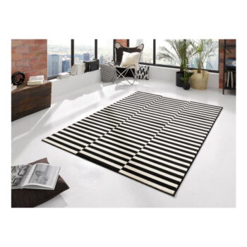 Čierno-biely koberec Hanse Home Gloria Panel, 80 x 150 cm - Image 2
