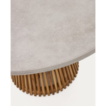 Okrúhly záhradný jedálenský stôl ø 120 cm Alcaufar – Kave Home – Obrázok 4