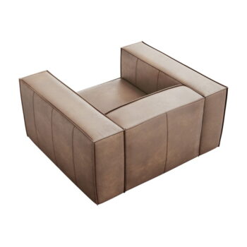 Svetlohnedé kožené kreslo Madame - Windsor & Co Sofas - Image 4