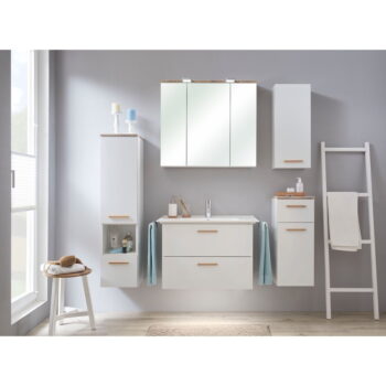 Biele keramické umývadlo bez batérie 80x47 cm Set 931 - Pelipal – Obrázok 2