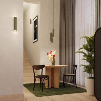 Zelené závesné svietidlo ø 19,5 cm Castro – Nice Lamps – Obrázok 8