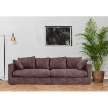 Tmavohnedá pohovka 266 cm Comfy – Scandic - Image 11