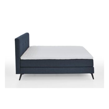 Tmavomodrá boxspring posteľ 180x200 cm ANCONA – Meise Möbel - Image 2