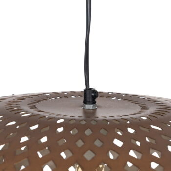 Závesné svietidlo v zlatej farbe s kovovým tienidlom ø 56 cm – Ixia - Image 6
