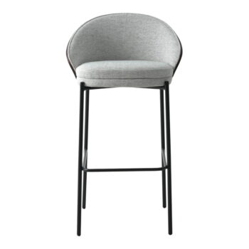 Svetlosivé barové stoličky v súprave 2 ks 98 cm Canelas – House Nordic - Image 2